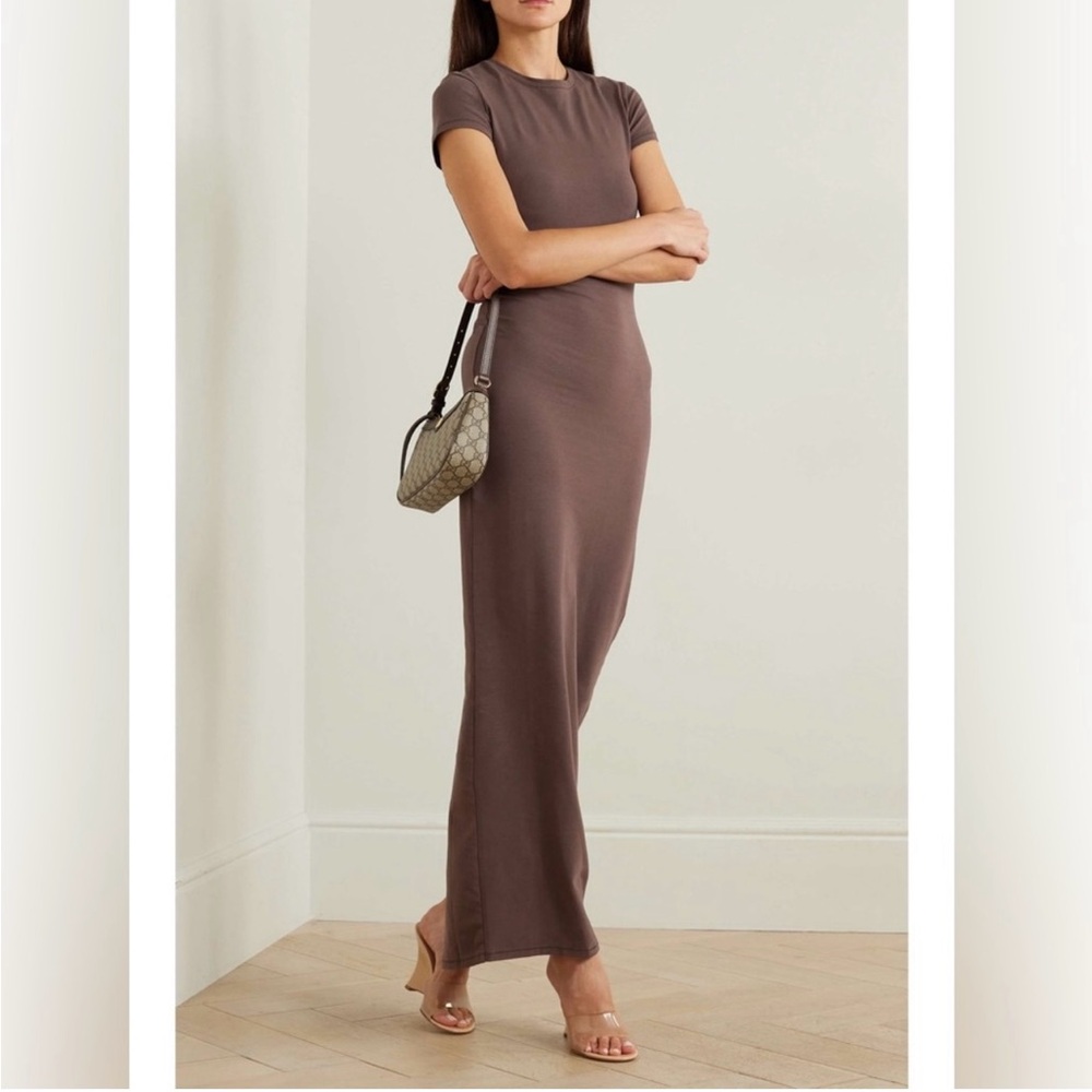 Skims Vintage maxi dress, cocoa, Large